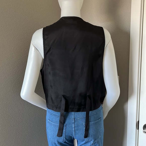 CotuJinc Black Vintage Vest - Picture 3 of 4